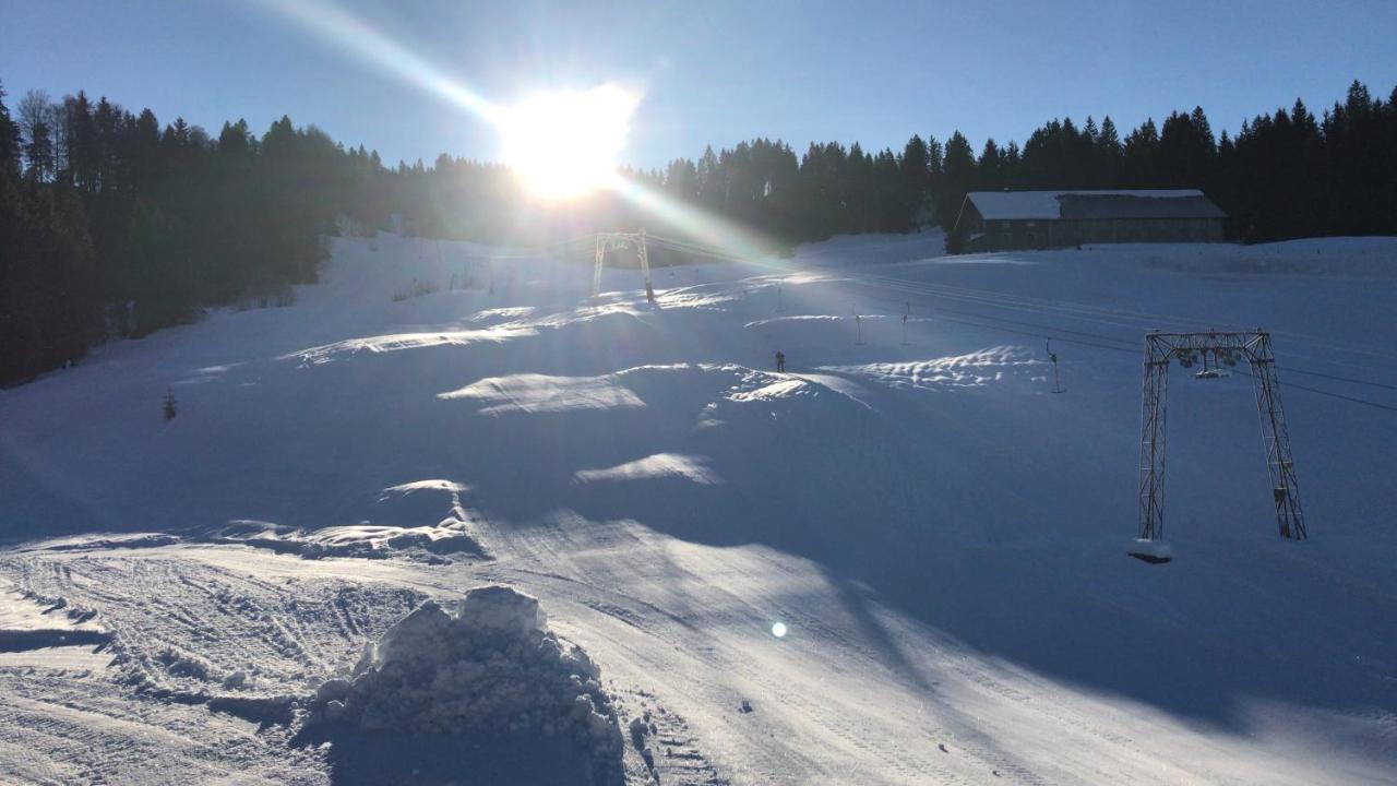 Kleine Ferienwohnung Am Rande Der Wildnis Sibratsgfäll エクステリア 写真